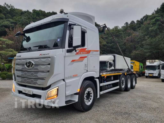 현대 엑시언트 암롤 540 24톤 오토 앞축 1