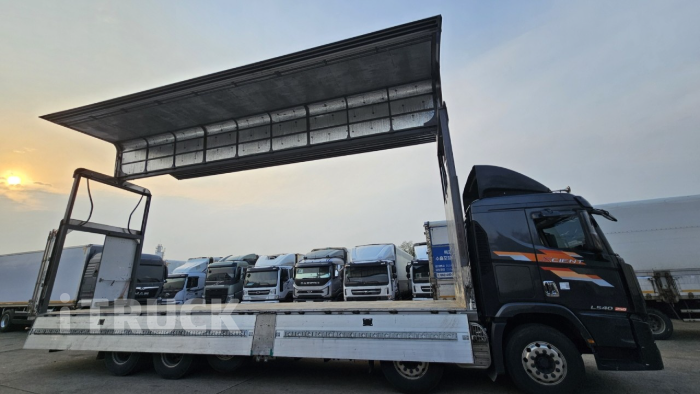 현대 엑시언트 프로 540 앞축 상승윙바디 25톤 오토 6