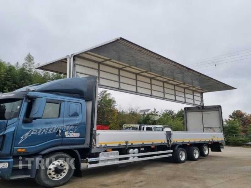 타타대우 프리마 320 후축 냉장윙 9.5톤 수동