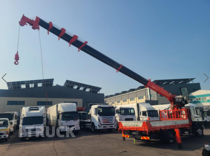 현대 카고크레인 광림 메가트럭 5톤 9