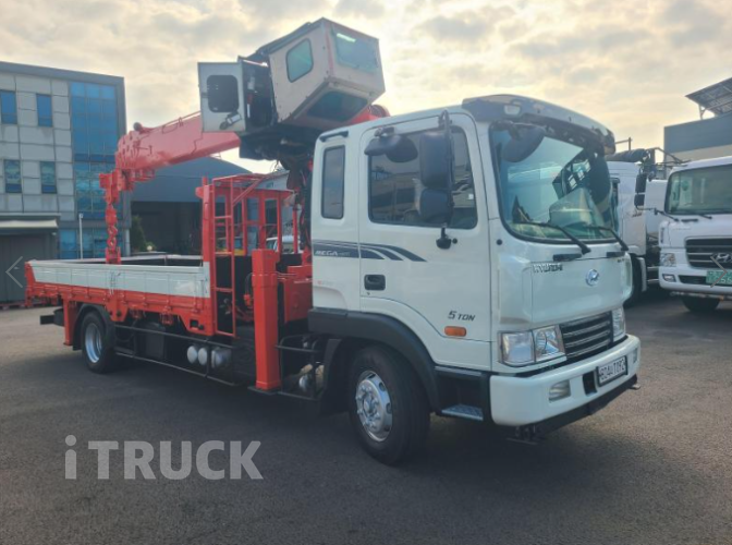 현대 카고크레인 광림 메가트럭 5톤 1