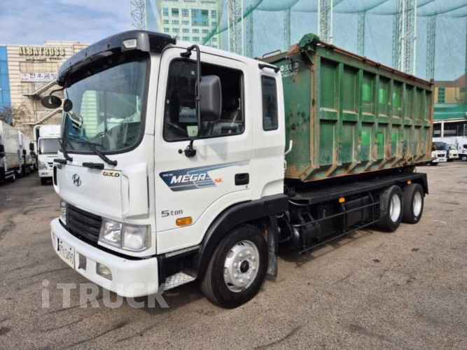 현대 메가트럭 암롤 250 7.5톤 수동 앞축 2