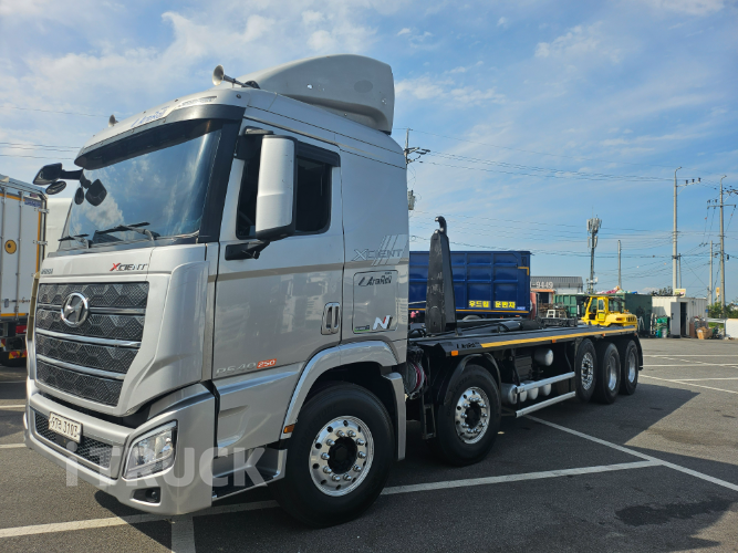 현대 엑시언트 암롤 540 21.1톤 오토 앞축 1