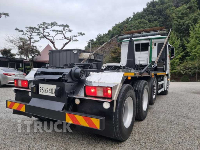 현대 엑시언트 암롤 540 24톤 오토 앞축 2