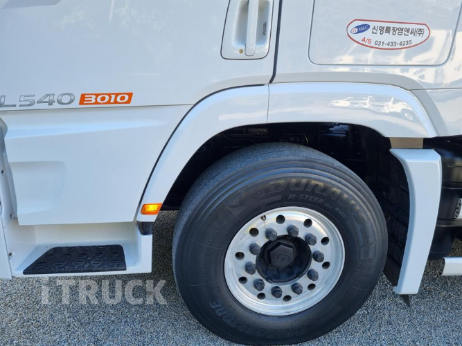 현대 엑시언트 암롤 540 24톤 오토 앞축 6