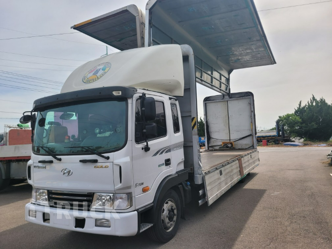 현대 메가트럭 280 단바리 윙바디 5톤 수동 5