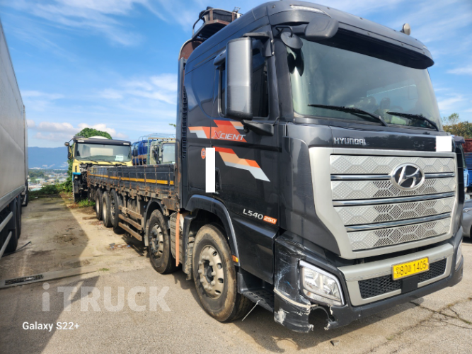 현대 엑시언트 540 앞축 카고 25톤 오토 리타더 3