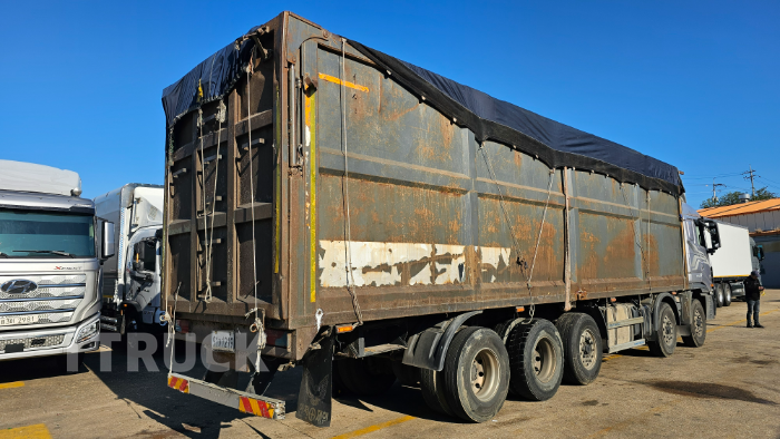 타타대우 우드칩 25톤 480 앞축 오토 4