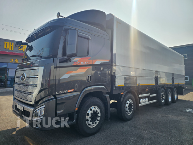 현대 엑시언트 프로 540 앞축 상승윙바디 25톤 오토