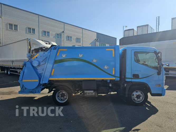 현대 압착진개 올뉴마이티 3.5톤 덤프식 배출 3