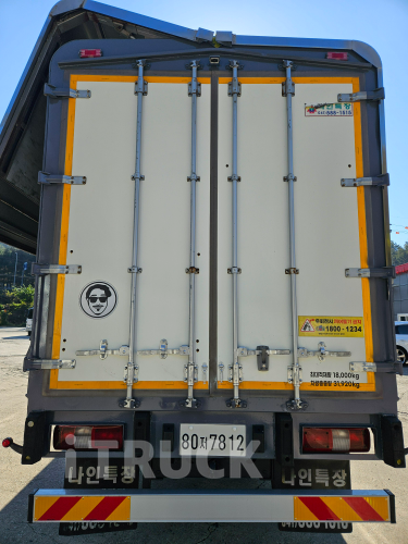 현대 엑시언트 프로 430 후축 윙바디 18톤 오토 8