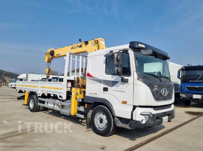 현대 카고크레인 수산중공업 22.6m 파비스 5톤 1