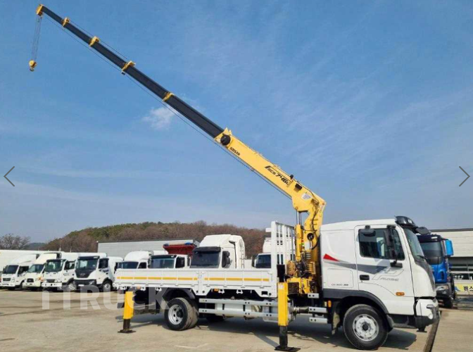 현대 카고크레인 수산중공업 22.6m 파비스 5톤 9