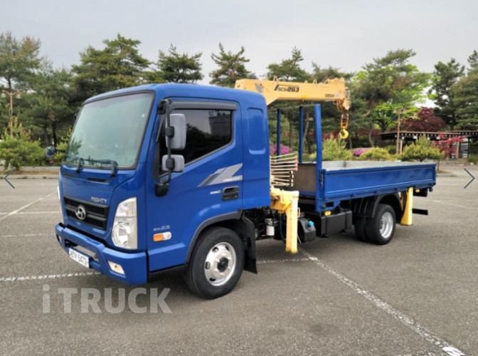 현대 카고크레인 수산중공업 올뉴마이티 2.5톤 0