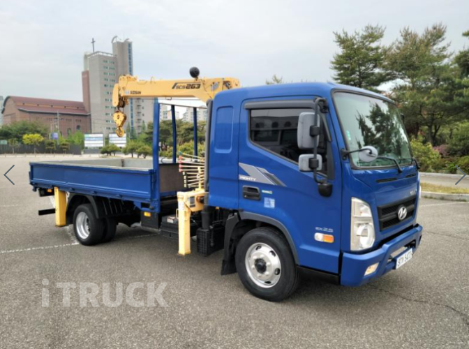 현대 카고크레인 수산중공업 올뉴마이티 2.5톤 1