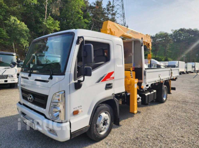 현대 카고크레인 수산중공업 올뉴마이티 3.5톤