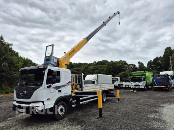 현대 카고크레인 수산중공업 파비스 5톤 9