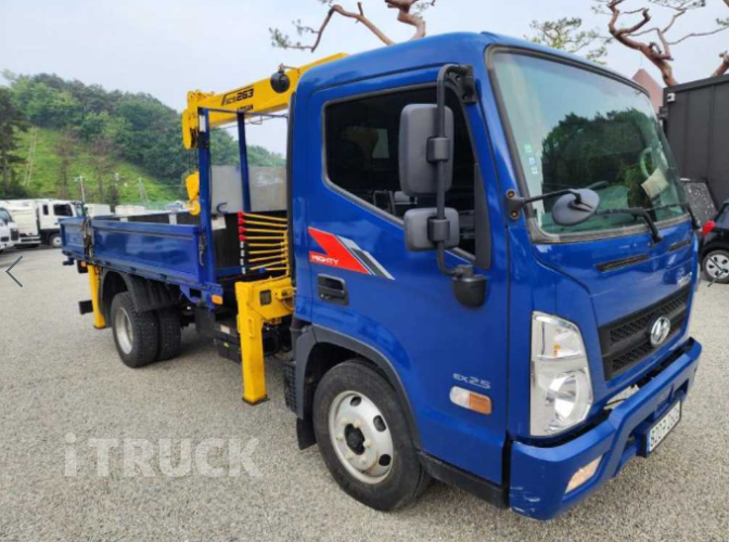 현대 카고크레인 수산중공업 올뉴마이티 2.5톤 2