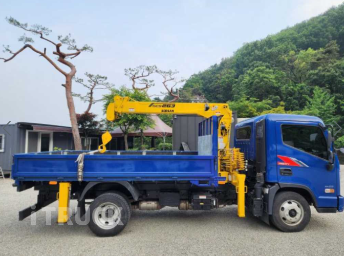 현대 카고크레인 수산중공업 올뉴마이티 2.5톤 4