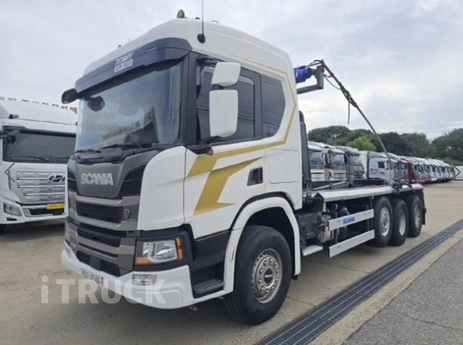 스카니아 P 암롤 410 24톤 오토 앞축 0