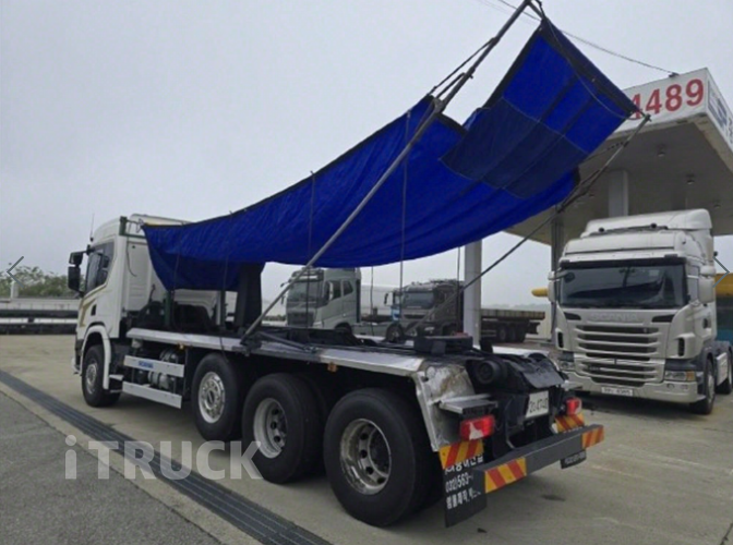 스카니아 P 암롤 410 24톤 오토 앞축 6