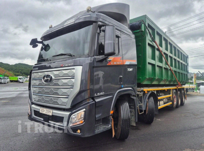 현대 엑시언트 암롤 540 25톤 오토 앞축 0