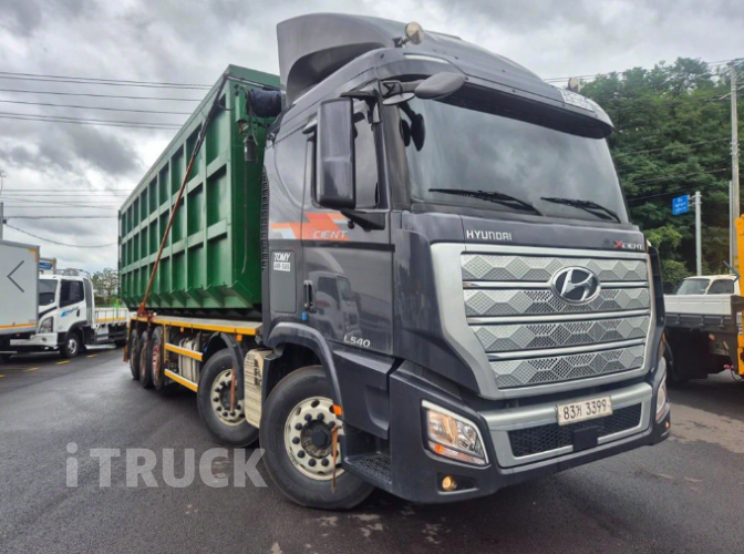 현대 엑시언트 암롤 540 25톤 오토 앞축 1