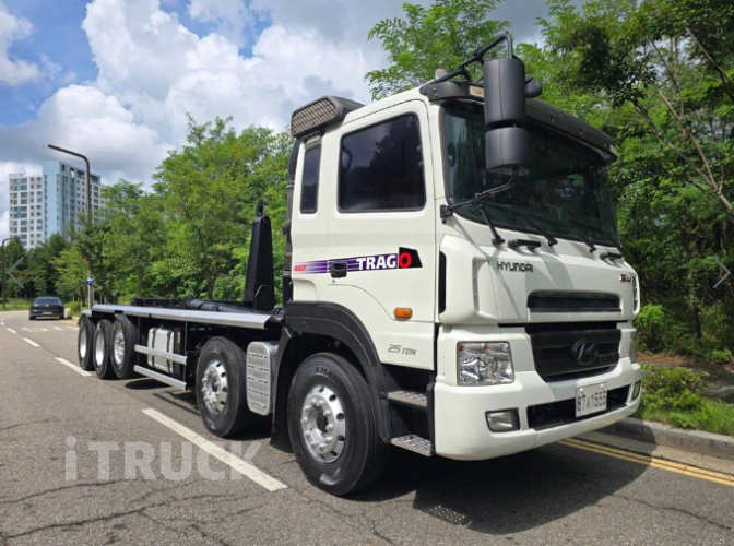 현대 트라고 암롤 460 22톤 수동 앞축 2