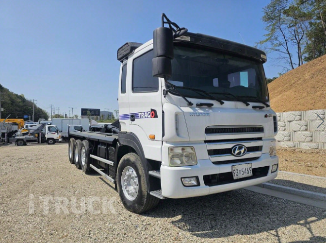 현대 트라고 암롤 420 24톤 수동 앞축 1