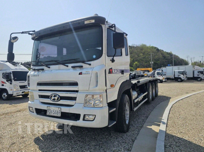 현대 트라고 암롤 420 24톤 수동 앞축 0