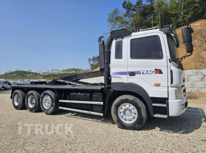 현대 트라고 암롤 420 24톤 수동 앞축 2