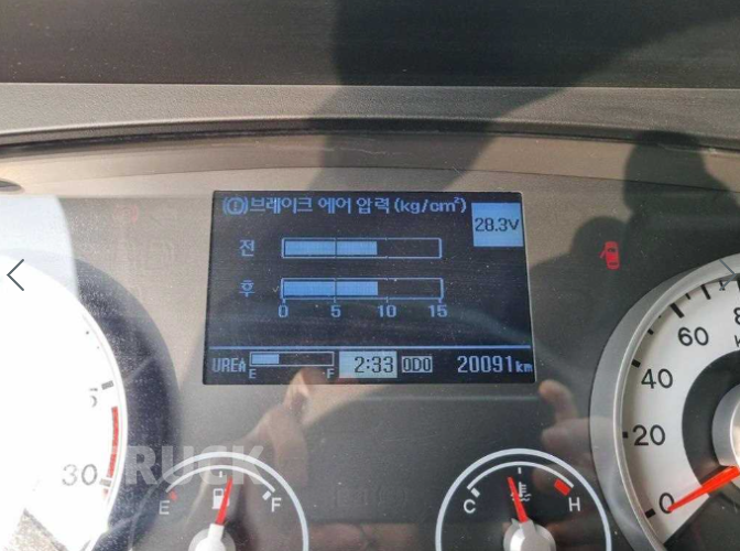 현대 카고크레인 수산중공업 메가트럭 5톤 15