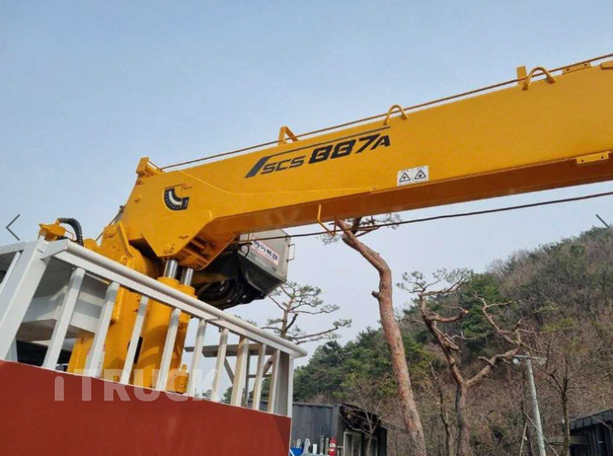 현대 카고크레인 수산중공업 메가트럭 5톤 6