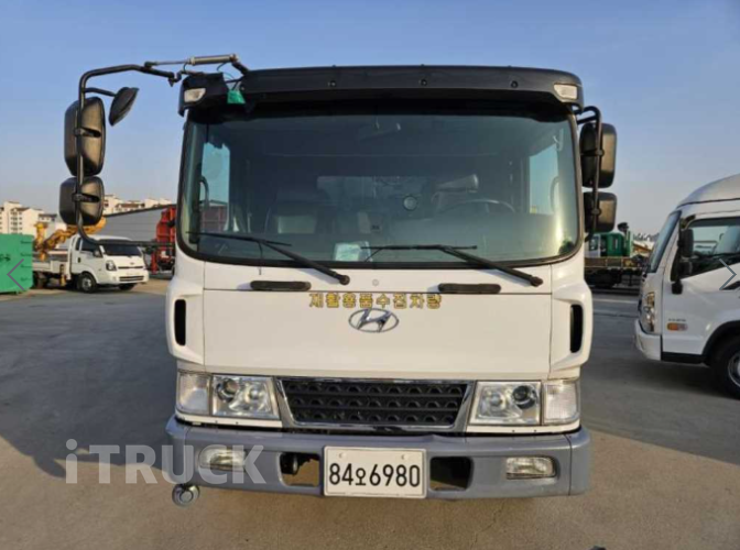 현대 압축진개 메가트럭 5톤 밀판식 배출 4