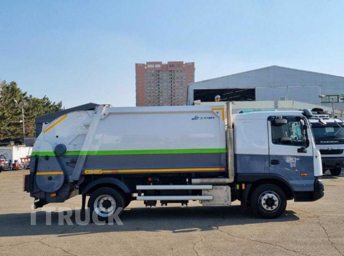 현대 압착진개 파비스 5톤 덤프식 배출 5