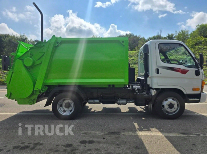 현대 압착진개 마이티큐티 2.5톤 덤프식 배출 4