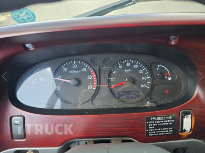 현대 압착진개 마이티큐티 2.5톤 덤프식 배출 16