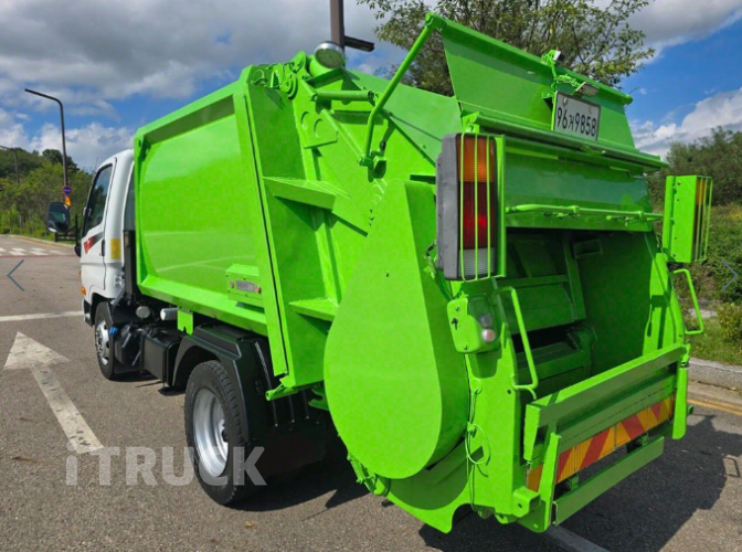 현대 압착진개 마이티큐티 2.5톤 덤프식 배출 6