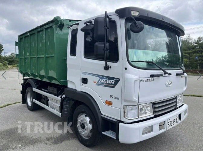 현대 메가트럭 진개덤프 280 5톤 수동 단바리 2