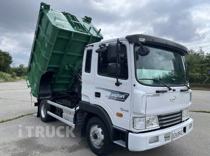 현대 메가트럭 진개덤프 280 5톤 수동 단바리 9
