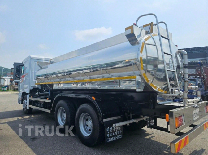 현대 살수차 엑시언트 스텐탱크 15,200L 수동 4