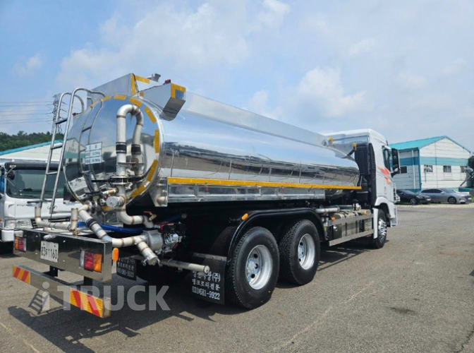 현대 살수차 엑시언트 스텐탱크 15,200L 수동 3