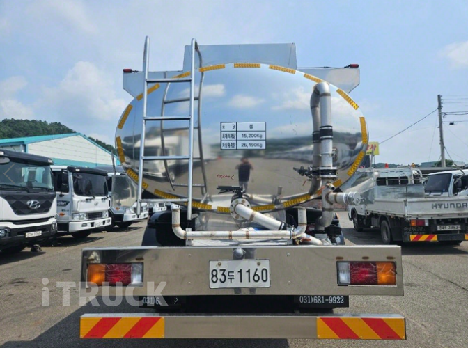 현대 살수차 엑시언트 스텐탱크 15,200L 수동 5