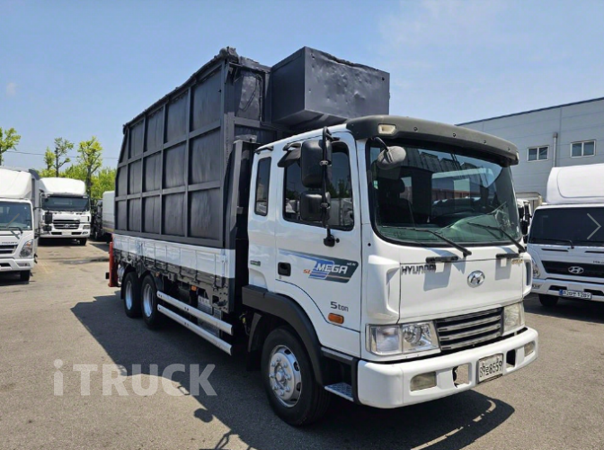 현대 메가트럭 집게차 280 5톤 수동 광림 1