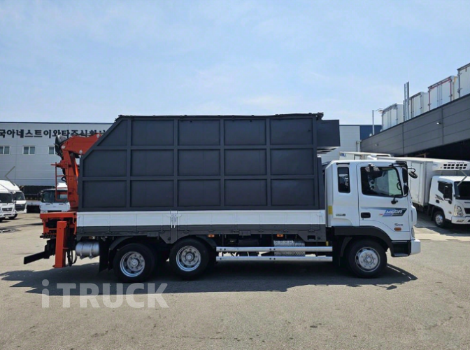 현대 메가트럭 집게차 280 5톤 수동 광림 4