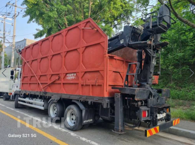 현대 메가트럭 집게차 280 5톤 수동 없음(순정) 4