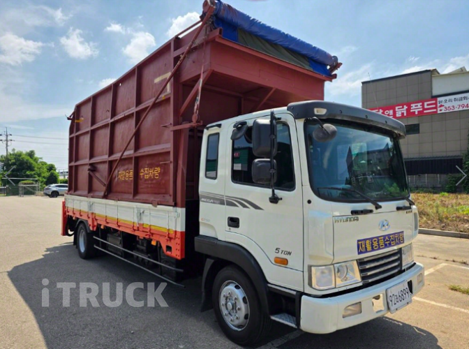 현대 메가트럭 집게차 260 5톤 수동 광림 2