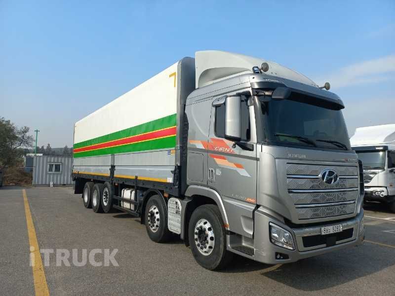 현대 엑시언트 프로 540 앞축 상승윙바디 25톤 오토 리타더 4