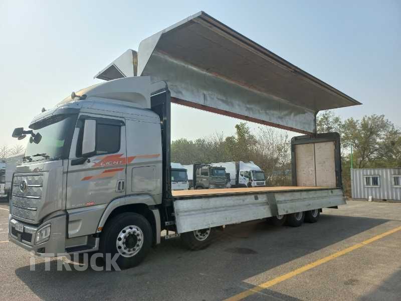 현대 엑시언트 프로 540 앞축 상승윙바디 25톤 오토 리타더 8