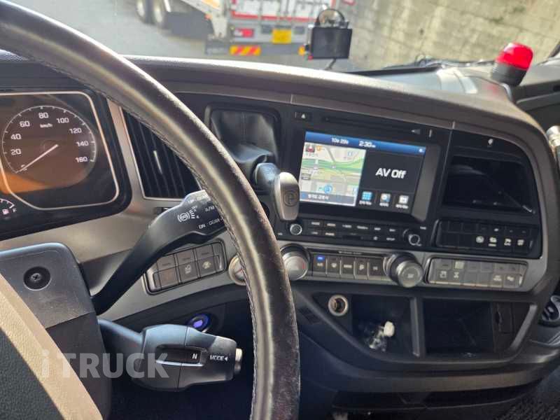 현대 엑시언트 프로 540 앞축 상승윙바디 25톤 오토 리타더 17